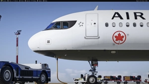 Air Canada C-GXLR Airbus A321XLR livery Inibuilds A321LR MSFS2024 (with cabin) thumbnail 3