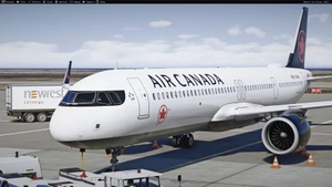 Air Canada C-GXLR Airbus A321XLR livery Inibuilds A321LR MSFS2024 (with cabin) thumbnail 2