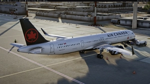 Air Canada C-GXLR Airbus A321XLR livery Inibuilds A321LR MSFS2024 (with cabin) thumbnail 6