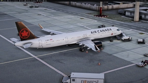 Air Canada C-GXLR Airbus A321XLR livery Inibuilds A321LR MSFS2024 (with cabin) thumbnail 7