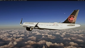 Air Canada C-GXLR Airbus A321XLR livery Inibuilds A321LR MSFS2024 (with cabin) thumbnail 11