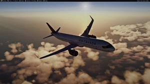 Air Canada C-GXLR Airbus A321XLR livery Inibuilds A321LR MSFS2024 (with cabin) thumbnail 12
