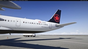 Air Canada C-GXLR Airbus A321XLR livery Inibuilds A321LR MSFS2024 (with cabin) thumbnail 17