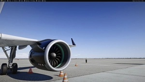 Air Canada C-GXLR Airbus A321XLR livery Inibuilds A321LR MSFS2024 (with cabin) thumbnail 18