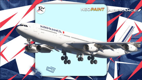 Air France A340-300 F-GLZJ [4k][raimbotrax][NeoPaint]