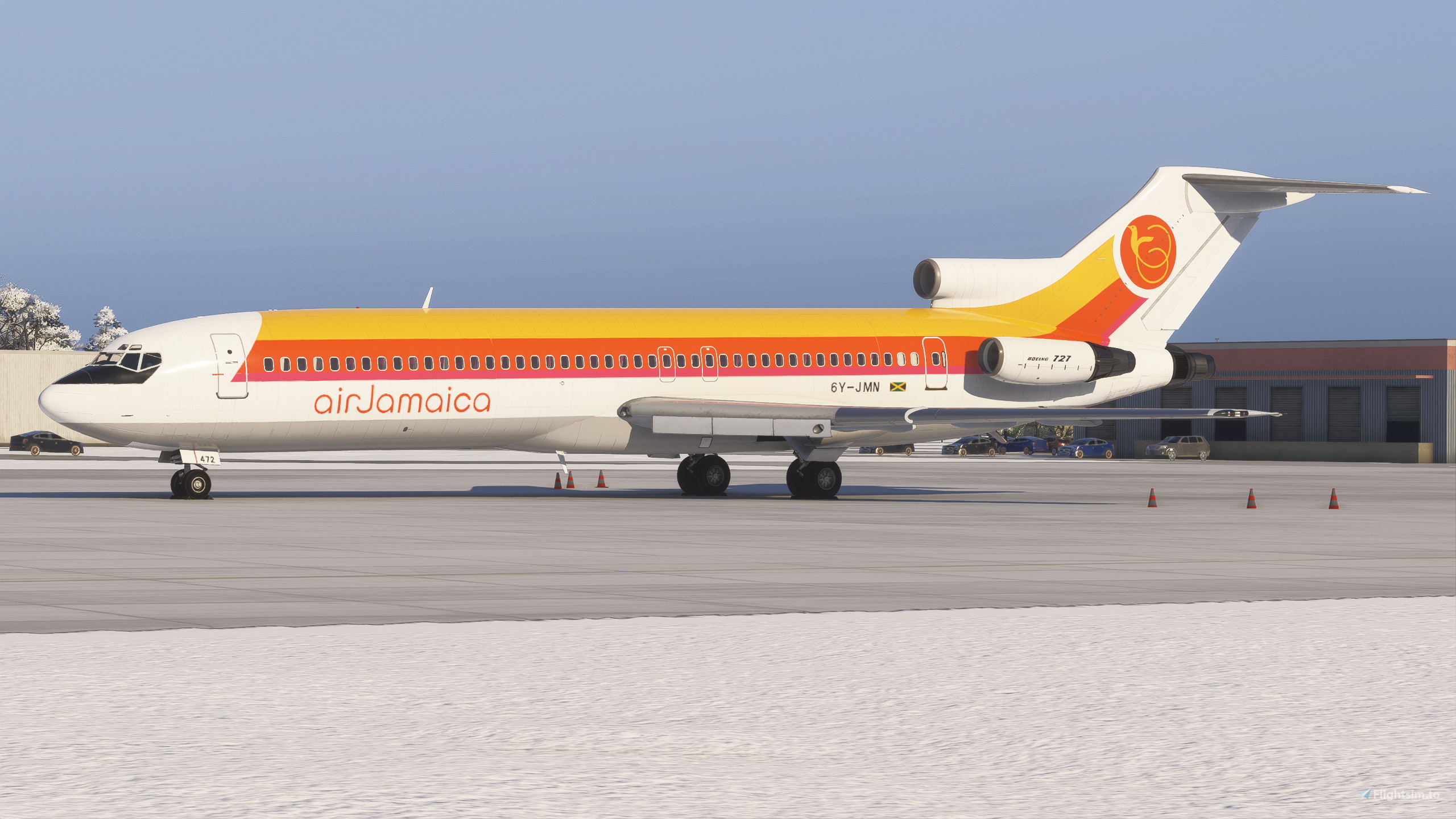 Air Jamaica 80's w/ Cabin | FSS 727 Pax (MSFS 2024 only) のために