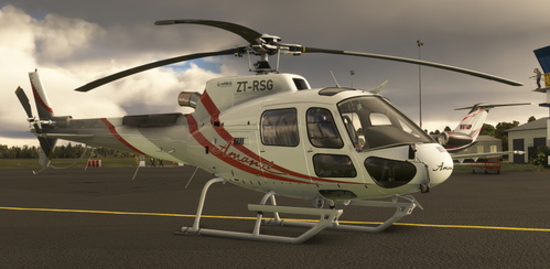 Airbus H125 _ AS350B3  /  ZT-RSG  with Logo "Amanzi"  /  requested