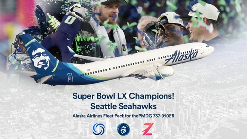 Alaska Airlines Full Fleet Pack | Lite Custom Cabin | Smart Decals | PMDG B737-990ER