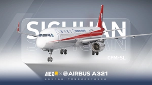 【Alex.Tex】FenixSimA321-IAE-SL Sichuan Airlines B-304J 四川航空公司-标准涂装-8K thumbnail 1