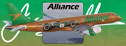 Alliance Airlines (Jack Brabham 60 Years Livery) 2 Pack | FlightSim Studio's E190