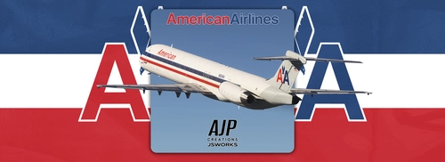 American Airlines - Ex-Reno Air 2-Pack - McDonnell-Douglas MD-83