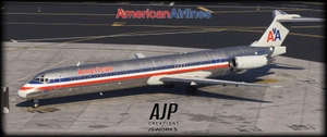 American Airlines - 4-Pack - McDonnell-Douglas MD80 thumbnail 4