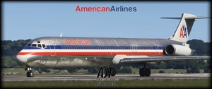 American Airlines - 4-Pack - McDonnell-Douglas MD80 thumbnail 8