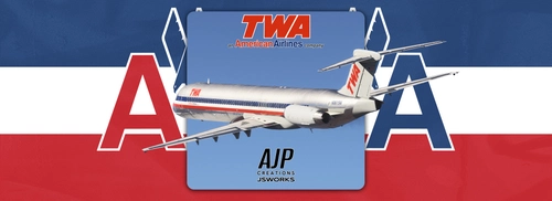 American Airlines - TWA Hybrid Livery 2-Pack - McDonnell-Douglas MD-80
