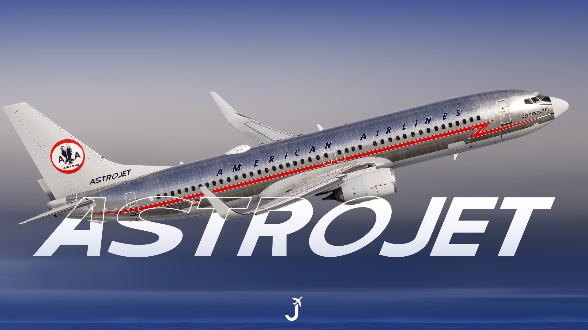 American Airlines 'Astrojet' | w/Cabin | PMDG 737-823 - Image 1