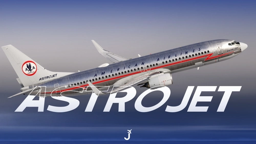 American Airlines 'Astrojet' | w/Cabin | PMDG 737-823