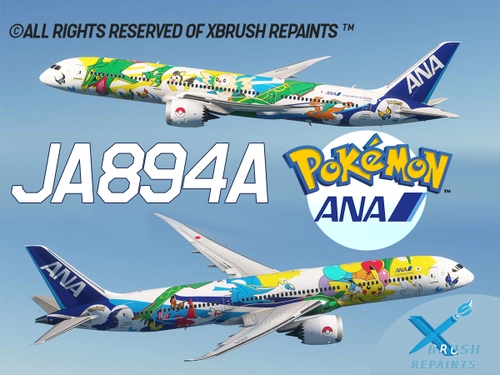ANA PokéJet JA894A Horizon Simulations Boeing 787-9