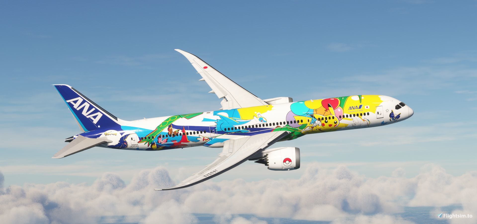 ANA PokéJet JA894A Horizon Simulations Boeing 787-9 - Aircraft