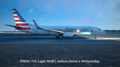 MrSaturday x Ashton PMDG 73X Lights Mod FS2024