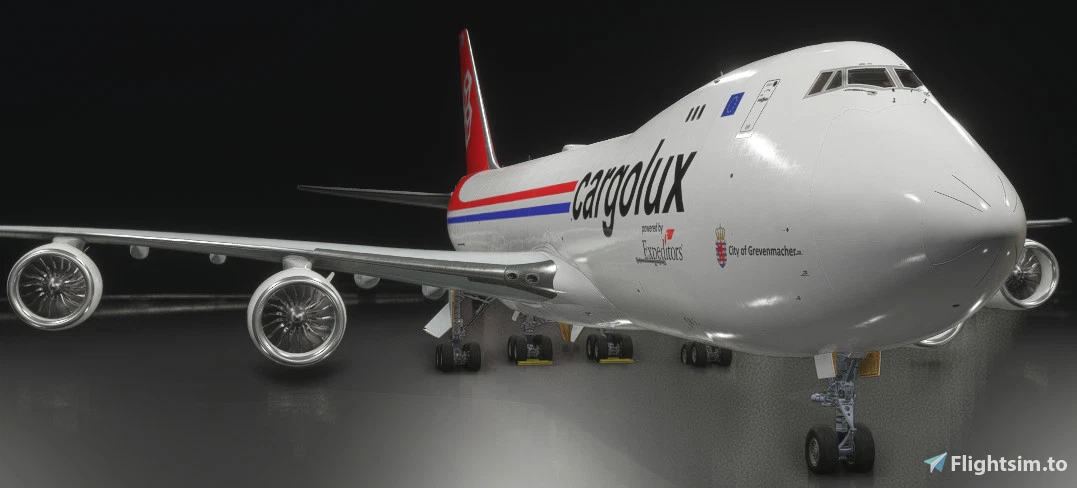 Asobo 747-8 Cargolux - Image 1