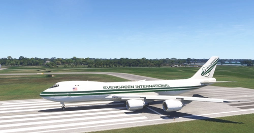 Asobo 747-8 Evergreen