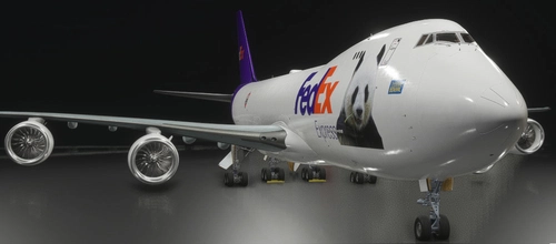 Asobo 747-8 FedEx Panda Express