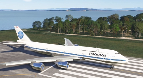 Asobo 747-8i Pan Am (legacy livery)