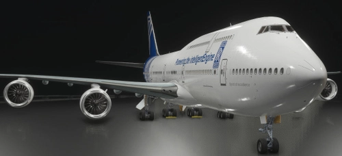 Asobo 747-8i Rolls Royce Testbed