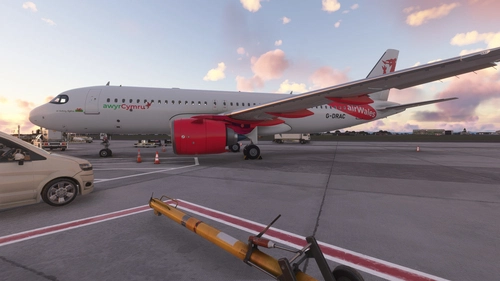 Asobo A320neo AirWales G-DRAC