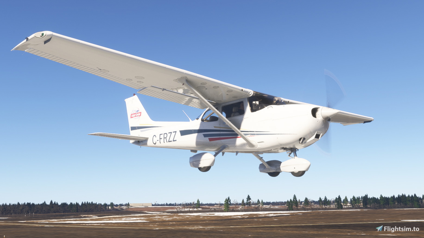 Asobo C172 WWFC C-FRZZ のために Microsoft Flight Simulator | MSFS