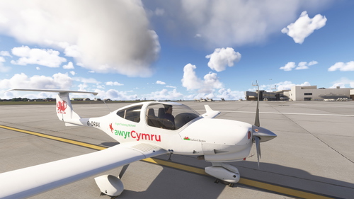 Asobo DA40NG AirWales Flight Training School