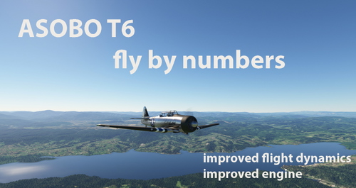 Asobo T6 Fly By Numbers
