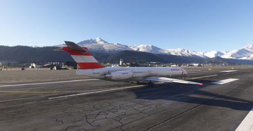  Austrian Airlines  OE-LDZ | Fly the Maddog (20th Anniversary) | MD-82