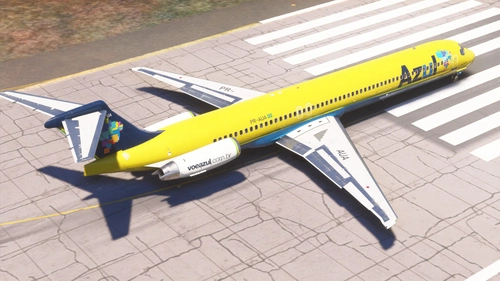 Azul MD-88 PR-AUA Maddog 20th