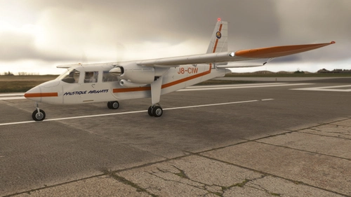 BBS bn2 Islander Mustique Airways J8-CIW