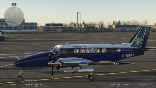 Beechcraft 99 Noble Air Livery  (Requires Virtual Col's Beechcraft 99 Model)
