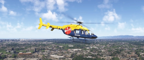 NemethDesigns Bell 407 - Higgins Helitours (fictional)