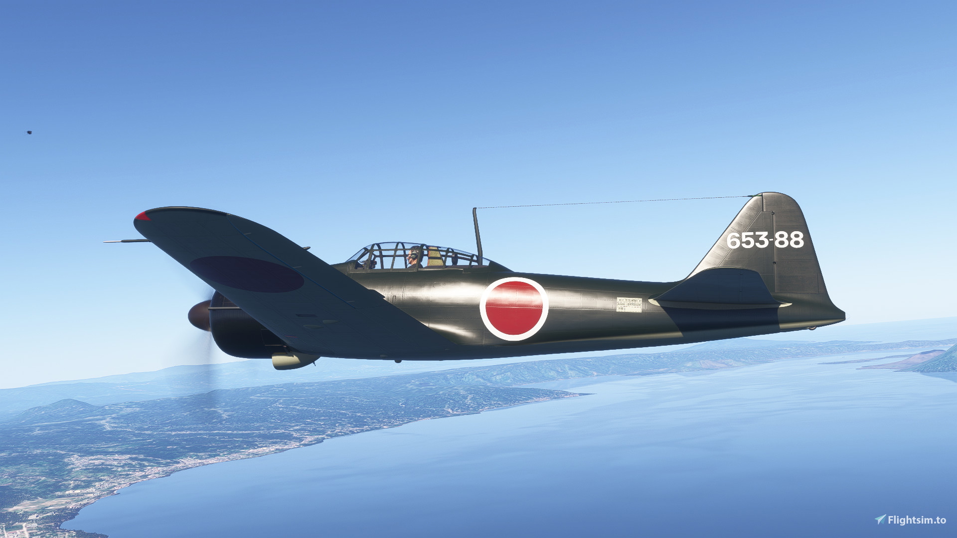Blackbird A6M5 Zero Mitsubishi Factory Livery (Includes rivet and