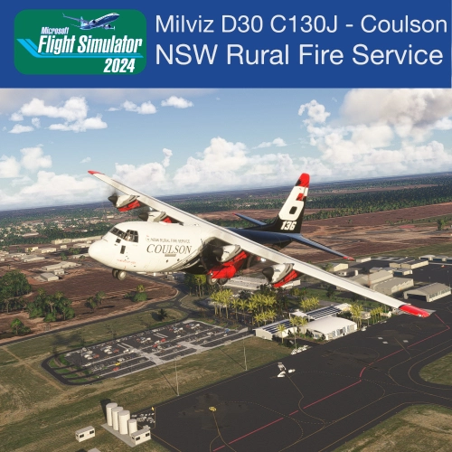 Blackbird (Milviz) Dirty 30 C130J Coulson Aviation Australia