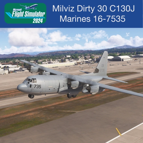 Blackbird (Milviz) Dirty 30 C130J Marines 735