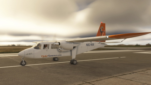 Blackbox Sim BN2 Islander Fly  Air Flamengo N821RR