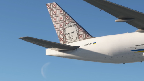 Ukraine National Airlines [Fictional] | UR-GOF, named after Oleksandr Oksanchenko