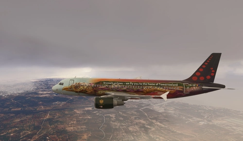 Brussels Airlines Tomorrowland | LatinVFR | A320-214 | OO-SNF | Legacy