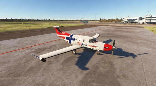 Carenado Pilatus PC-12 in Airmedic livery