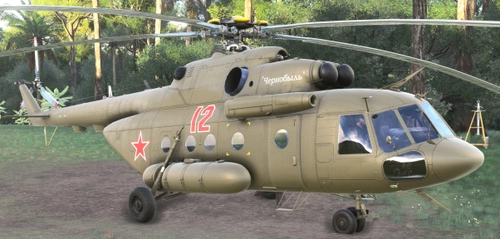 Cera Sim Mi 17 / Mi 8 N°12 Russian Army 'CHERNOBYL' 1986