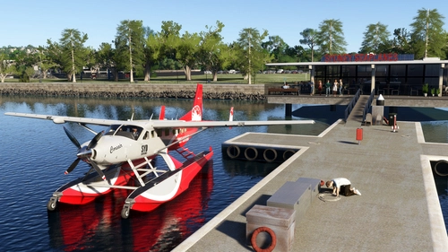 Cessna 208 – SYDNEY SEAPLANES VH-SXF new Livery (MSFS 2024)