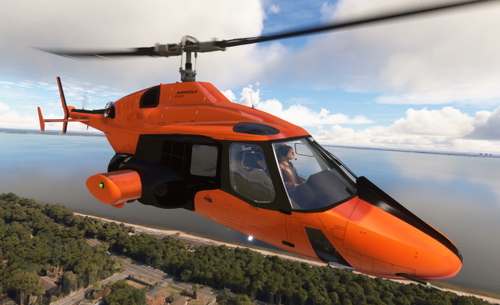 CowanSim 222B Livery - "Carbon Airwolf"
