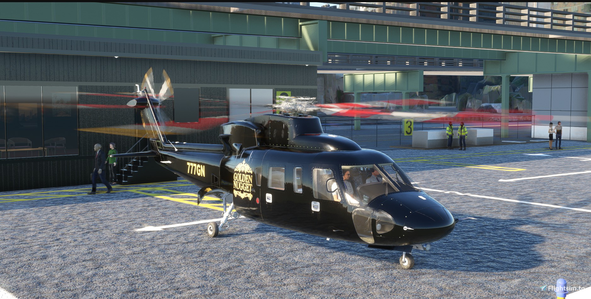 Cowansim Sikorsky S-76 C++ Golden Nugget 777GN - MSFS Add-on - Flightsim.to
