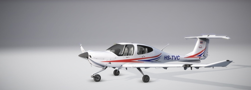 COWS DA40  Civil Aviation Training Center  ThaiLand