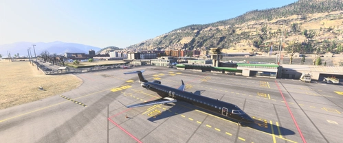 CRJ 900 - Private Jet (operated by KlasJet) LY-ZAB